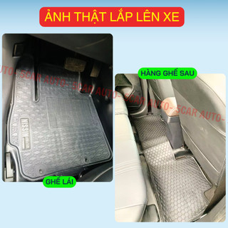 Thảm Lót Sàn Cao Su Xe Mitsubishi Xpander 2018 - nay nissincao su đúc Không Mùi , Vừa Khít Form Xe- Chống Nước, Dễ Dàng