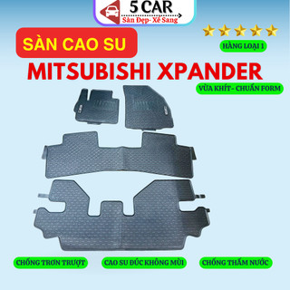 Thảm Lót Sàn Cao Su Xe Mitsubishi Xpander 2018 - nay nissincao su đúc Không Mùi , Vừa Khít Form Xe- Chống Nước, Dễ Dàng