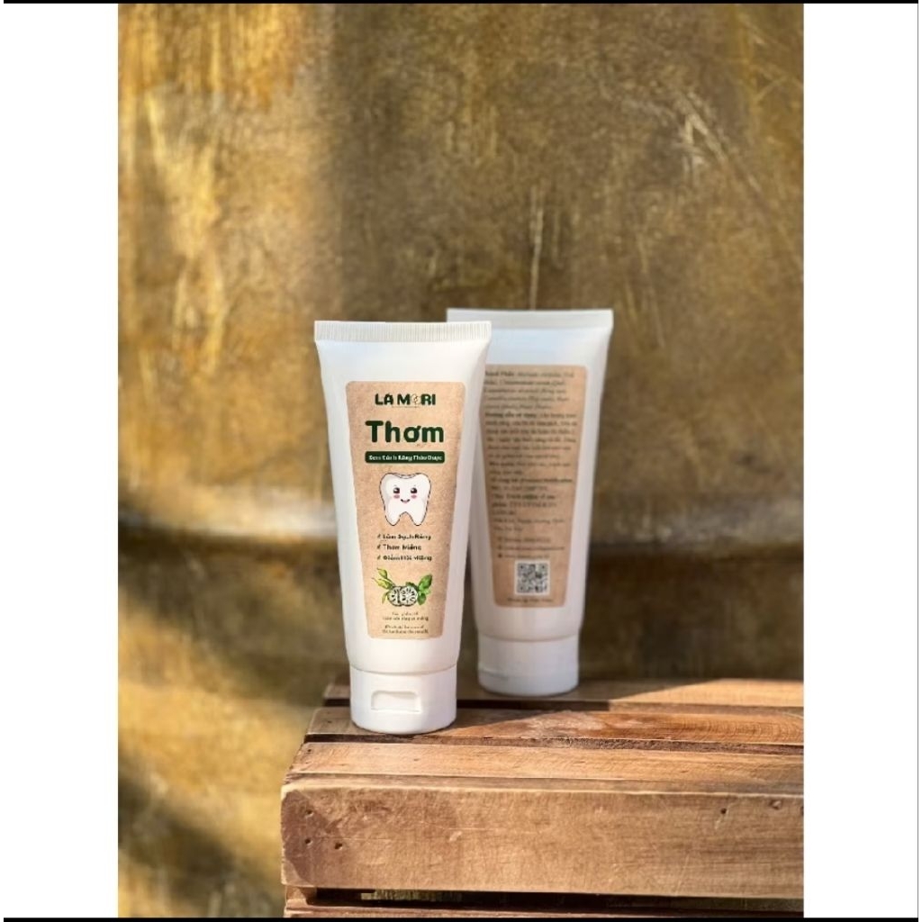 Kem đánh răng thảo dược Thơm LáMori - 100ml - Làm sạch, thơm miệng, an toàn cho bé