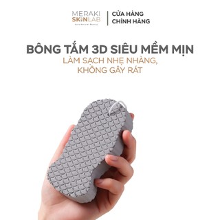 Bông tắm 3D siêu mềm mịn – Làm sạch nhẹ nhàng, không gây rát, phù hợp cho cả trẻ nhỏ & mẹ bầu