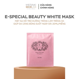 Mặt nạ E-SPECIAL BEAUTY WHITE MASK Hỗ Trợ Dưỡng trắng Làm Trắng Da Giúp Da Căng Bóng Suốt Ngày Dài 20ML/miếng