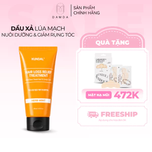 Dầu xả lúa mạch lên men KUNDAL HAIR LOSS RELIEF TREATMENT CITRUS POMELO 200ml | DAMDAVN