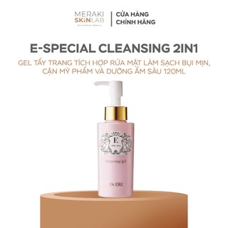 Gel Tẩy Trang E-SPECIAL CLEANSING 2IN1 Tích Hợp Rửa Mặt Làm Sạch Bụi Mịn, Cặn Mỹ Phẩm Và Dưỡng Ẩm Sâu 120ml