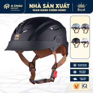Mũ Bảo Hiểm Nửa Đầu Royal M298 Lưỡi Trai Chính Hãng, Size L & XL, Nam Nữ Đi Xe Máy, BH 12T tại NSX