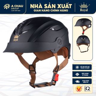 Mũ Bảo Hiểm Nửa Đầu Royal M298 Lưỡi Trai Chính Hãng, Size L & XL, Nam Nữ Đi Xe Máy, BH 12T tại NSX