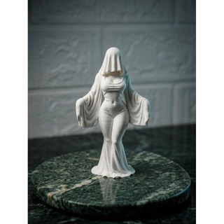 Mô hình Ghost Lady quyến rũ decor góc làm việc chất liệu in 3D