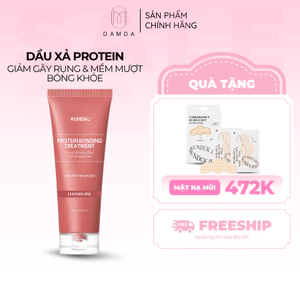 Dầu xả liên kết Protein giúp tóc bóng mượt KUNDAL PROTEIN BONDING TREATMENT LEATHER IRIS 250ml | DAMDAVN