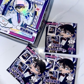 SẴN/2 MẪU Conan / Gói Huy hiệu và thẻ trong nhân phẩm blindbox fullbox 12 gói Thám tử lừng danh Kaito Kid Ran Shinichi