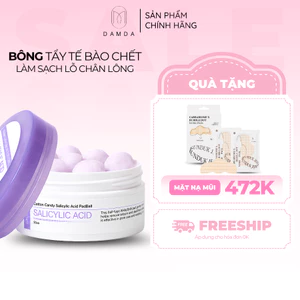 BÔNG TẨY TẾ BÀO CHẾT NHẸ ALIVE:LAB COTTON CANDY SALICYLIC ACID PADBALL 500ml |DAMDA