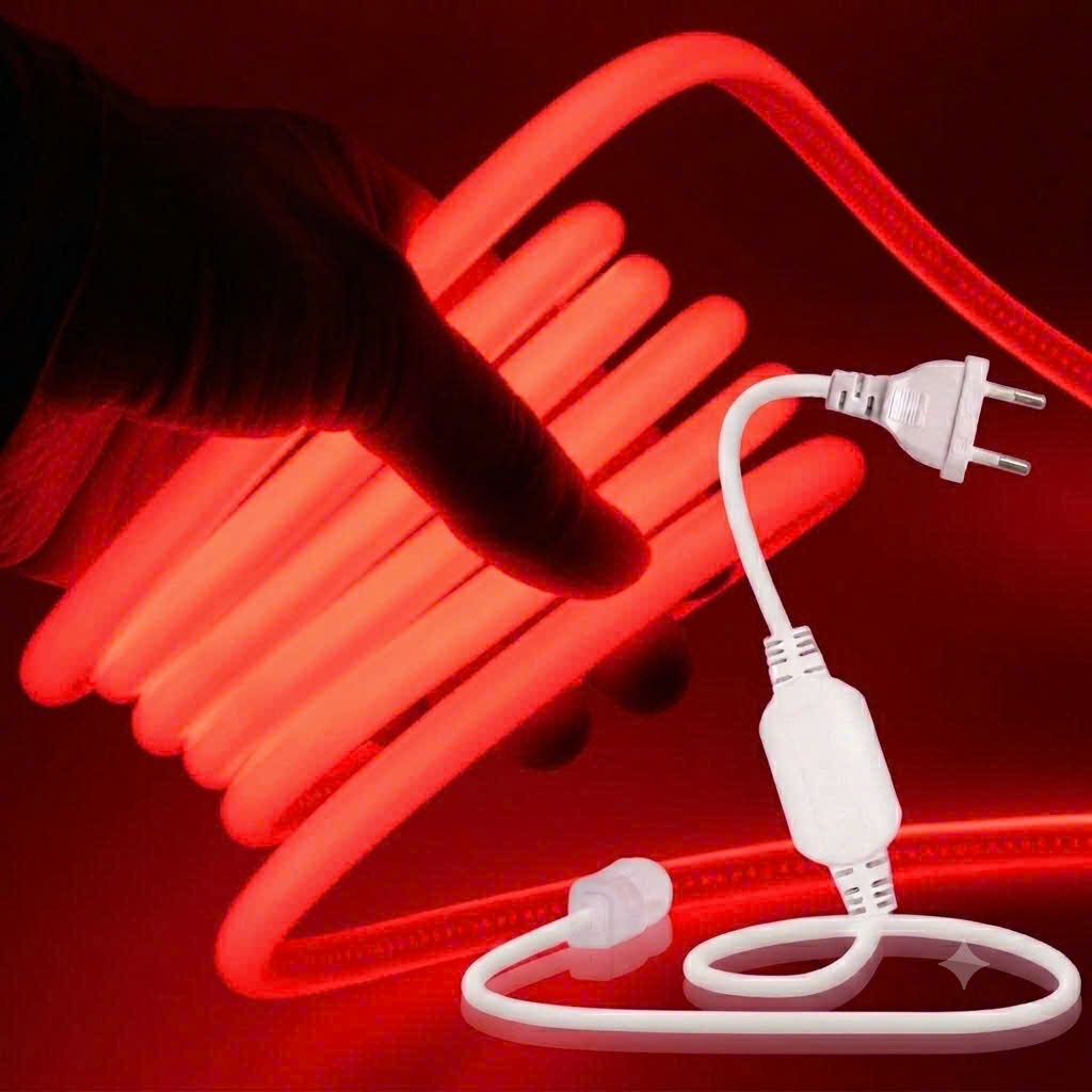 Combo 3M, 5M, 10M, 15M đèn neon 220V cắt đoạn 12,5cm có keo dán sẵn, siêu sáng, trang trí sân vườn, cafe | BigBuy360 - bigbuy360.vn