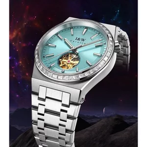 Đồng Hồ Nam Chính Hãng I&W Carnival 761G-T4 Full Box Chống Nước Kính Sapphire (Máy Cơ Tự Động)