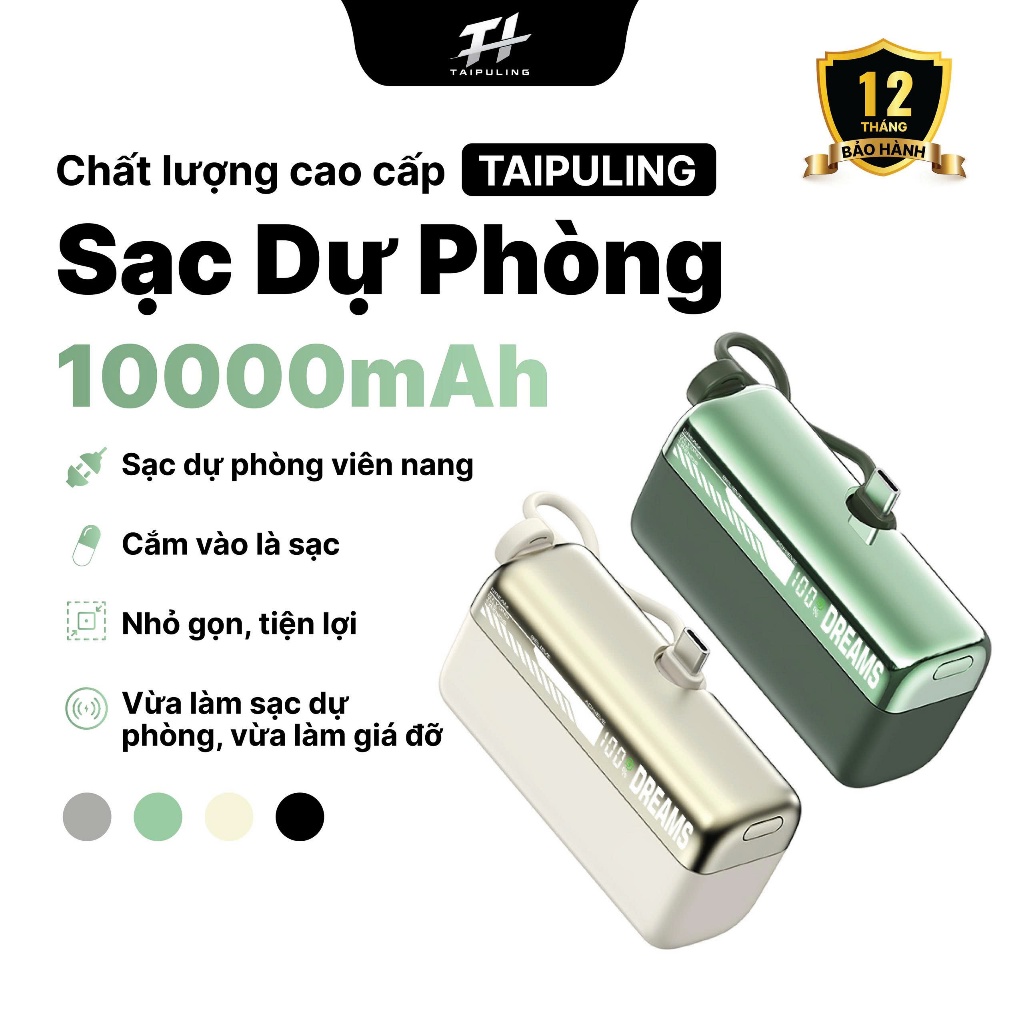 Củ Sạc Nhanh D021 Chính Hãng TAIPULING , Dây,Củ Sạc có chứng nhận CCC,BH 12 Tháng phong cách tối