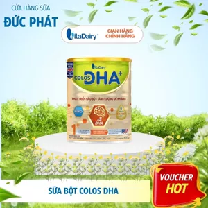 Colos DHA L800g, Sữa công thức phát triển trí não, tăng cường miễn dịch. Vitadairy.
