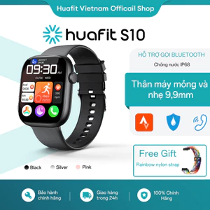 Huafit S10 Đồng hồ thông rẻ minh 9.1mm Siêu mỏng Đo tốc độ chạy Gọi điện qua Bluetooth Chống nước IP68 Theo dõi sức khỏe