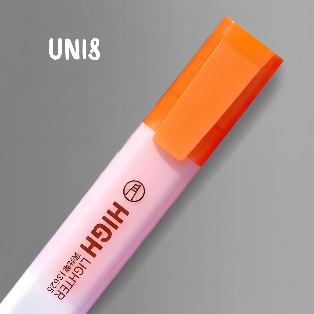[CHỈ 9K] Bút Highlight Pastel Lẻ Hoặc Set 6 Cây - Màu Xinh Mực Khô Nhanh | Unis