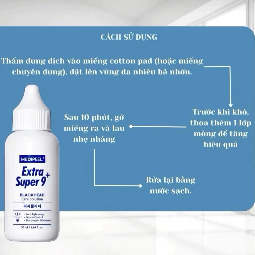 Tinh chất ủ mụn đầu đen Medipeel Blackhead Care Solution Extra