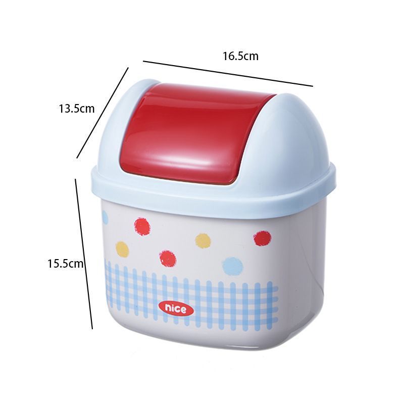 Thùng đựng rác mini để bàn đáng yêu tiết kiệm không gian