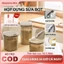 Hộp Đựng Sữa Bột Chống Ẩm Cao Cấp Kèm Thìa Đong Hộp Trữ Sữa Cho Bé An Toàn Cho Bé