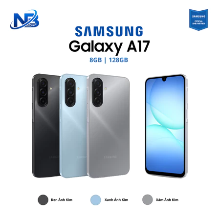 (Kích 20-25/7) Điện thoại Samsung Galaxy A17 LTE 8/128GB (Nguyên Seal) - Hàng Chính Hãng Samsung Việt Nam