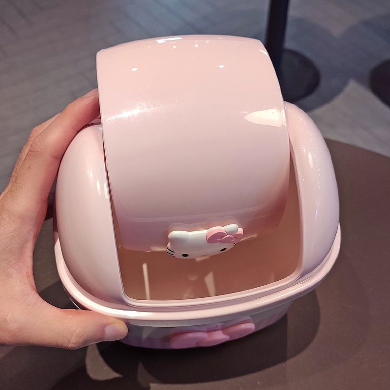 Thùng đựng rác mini để bàn đáng yêu tiết kiệm không gian