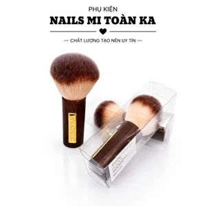 Cọ Phủ Bụi Nail Cán Gỗ Mềm - Cọ Quét Bụi Làm Móng, Vệ Sinh Móng