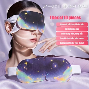 ZSM Mặt nạ mắt hơi 10pcs Mặt nạ mắt tự sưởi ấm một lần nén nóng nhóm Eyeshade Eye SPA