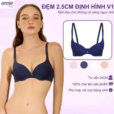 Áo Ngực Trơn Cao Cấp Cúp B annie Bra 8030B Tạo Dáng Ngực, Nâng Ôm Bầu Ngực, Giúp Bầu Ngực Đầy Đặn