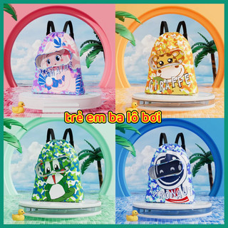 (TX)Balo Đựng Đồ Bơi, Túi Đựng Đồ Đi Bơi, Đi Biển, Đi Du Lịch Chống Nước, Ngăn Khô Và Ướt Riêng Biệt