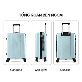 [XẢ HÀNG] Vali Kéo MIAvn Larita ORIX Size 24 Inch - Nhựa PP Bền Bỉ, Khóa Số Tiêu Chuẩn, Bảo Hành Trọn Đời