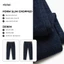 Quần Jeans Nam Trơn Xanh Navy Form Slim Cropped - Routine 10S25DPA105C