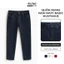 Quần Jeans Nam Trơn Xanh Navy Form Slim Cropped - Routine 10S25DPA105C