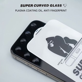 (MA-01) Kính cường lực KINGBON trong suốt không viền đen full màn cảm ứng mượt dành cho iphone 12/13/14/15/16/17/pro/max