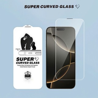 (MA-01) Kính cường lực KINGBON trong suốt không viền đen full màn cảm ứng mượt dành cho iphone 12/13/14/15/16/17/pro/max
