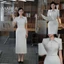 MINELEGÁNCE | SET ÁO SƠ MI CỔ ĐỨC & CHÂN VÁY BÚT CHÌ THANH LỊCH, SANG TRỌNG - MIN81