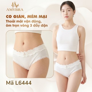 [ MẪU MỚI ] Combo 5 Quần Lót Nữ Cotton Thoáng Khí, Set 5 Quần Chip Nữ Ôm Mông Co Giãn AMYBRA New