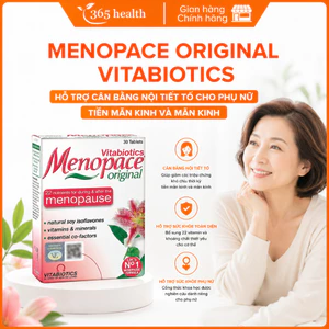 Viên uống tiền mãn kinh Vitabiotics Menopace Original - Hỗ trợ cân bằng nội tiết tố cho phụ nữ