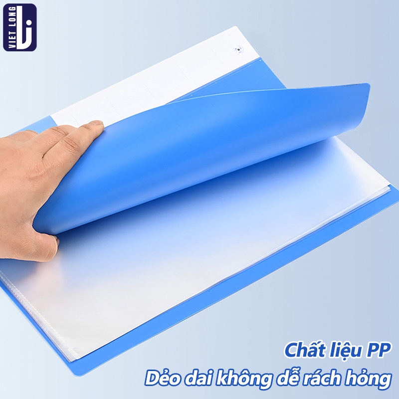 File Đựng Tài Liệu A4 Chất Liệu PP Cao Cấp Lưu Trữ Tiện Dụng, Nhiều Ngăn Dung Tích Lớn Cho Học Sinh Văn Phòng