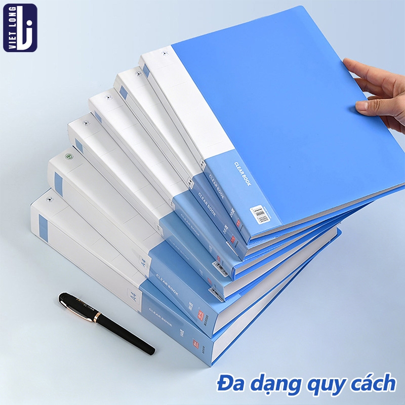 File Đựng Tài Liệu A4 Chất Liệu PP Cao Cấp Lưu Trữ Tiện Dụng, Nhiều Ngăn Dung Tích Lớn Cho Học Sinh Văn Phòng