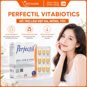 Viên Uống Vitabiotics Perfectil Hỗ Trợ Đẹp Da, Tóc, Móng Từ Sâu Bên Trong - Hộp 30 Viên
