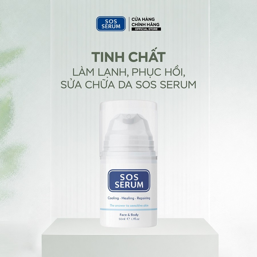 Tinh chất làm lạnh, phục hồi, sửa chữa da SOS SERUM