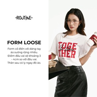 Áo Thun Tay Ngắn Nữ Hình In Form Loose - Routine 10F25TSSW008