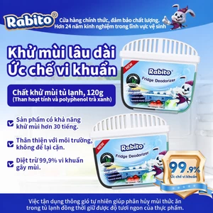 Gel khử mùi tủ lạnh Rabito (Than hoạt tính) Loại bỏ và hấp thụ các mùi khó chịu; giúp giữ thực phẩm tươi ngon sự kếthợp