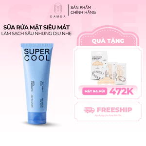 Sữa rửa mặt siêu mát MENTHOLOGY SUPER COOL CLEANSING FOAM 140ml | DAMDAVN