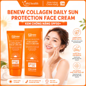 Kem chống nắng cho da mặt Benew Collagen Sun Cream 70ml
