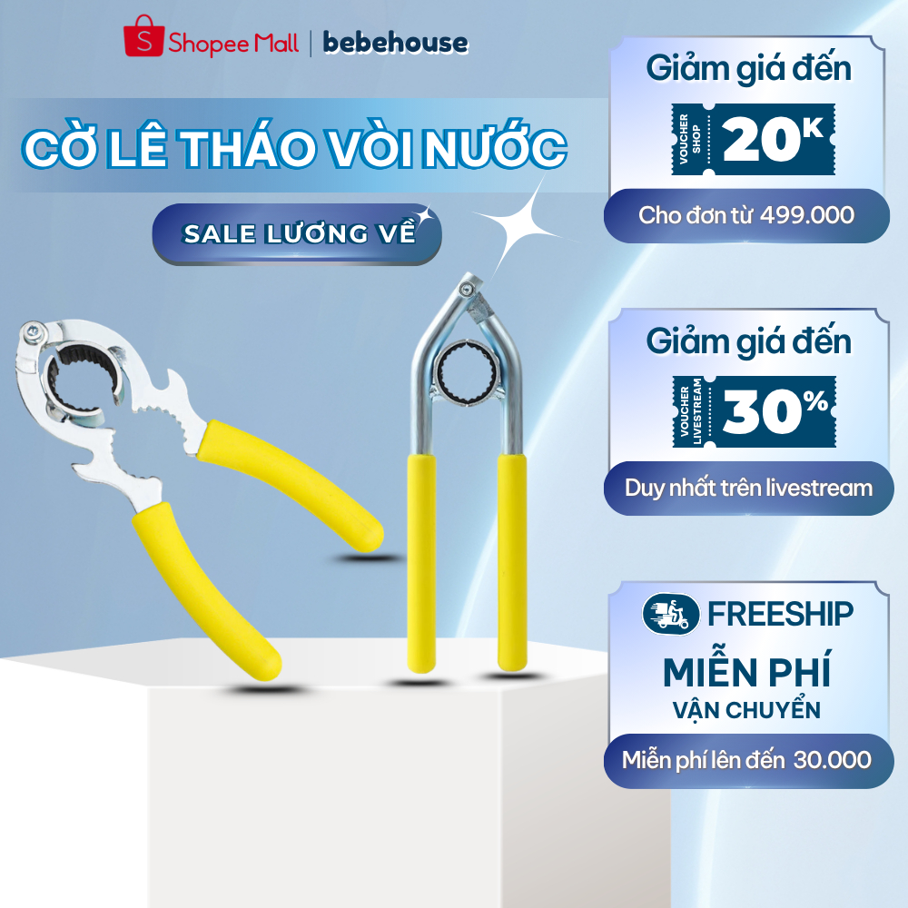 Cờ Lê Đa Năng Vặn Ren Vòi Nước Tay Cầm Cao Cấp (Từ 21 Đến 27mm) HT057 BEBEHOUSE