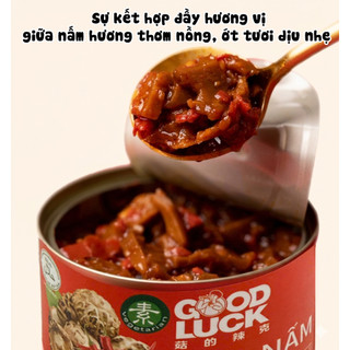 Combo 5 hộp sốt nấm sate chay Good Luck 80g - Tặng kèm dưa cải chua gói 80g