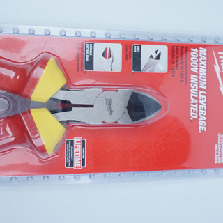 Kim Điện, Kìm Cắt Chéo Cách Điện 1000V 8" MILWAUKEE 48-22-2208 - An Toàn Khi Sử Dụng - Chính Hãng