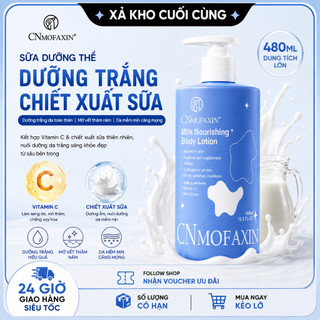 【Xả kho】Sữa dưỡng thể sữa bò CNMOFAXIN 480ml, dưỡng ẩm da【26.12】