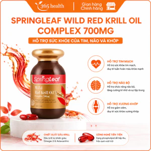 Dầu nhuyễn thể đỏ hang da phức hợp Springleaf 700mg - 60 viên