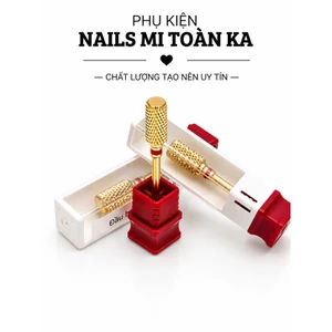 Đầu Mài Phá Gel USA Titan Vàng | Đầu Mài Hợp Kim Cho Máy Mài Móng | Phụ Kiện Nail Chuyên Dụng.